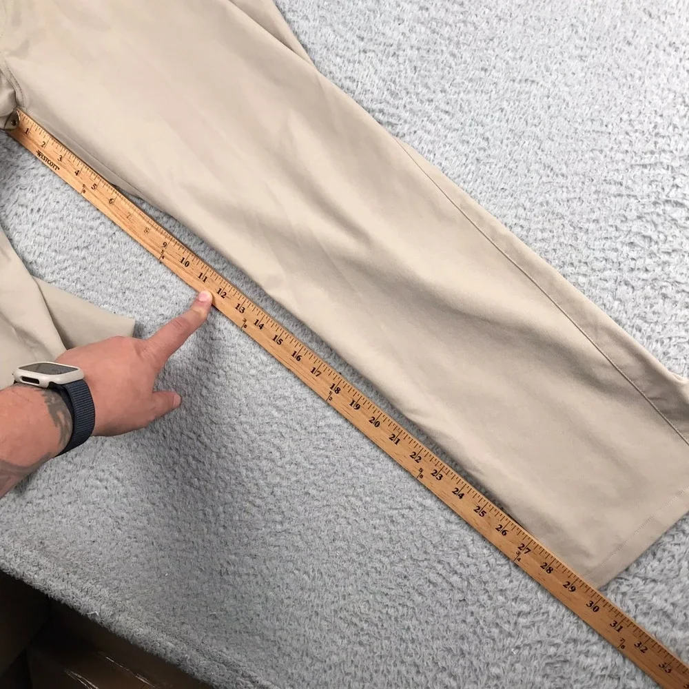 Peter Millar EB66 Performance 5-Pocket Pants Mens 38 (39x30) Tan Golf Trouser‎